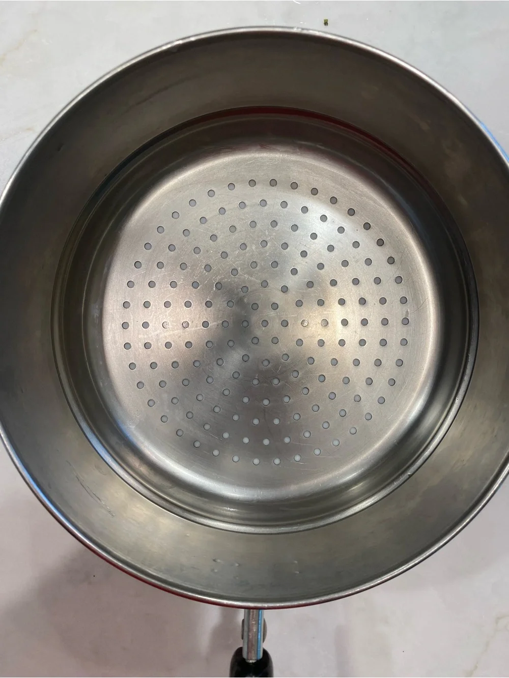 Rare REVEREWARE Steamer Strainer Insert Basket for 2 and 3 qt Revere pots EUC.